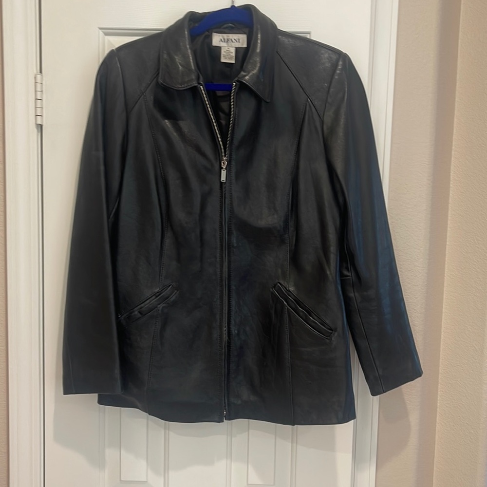 Black leather jacket!
